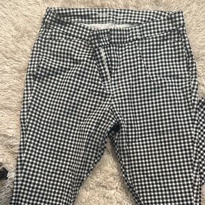 Old Navy Black and White Checkered Pants